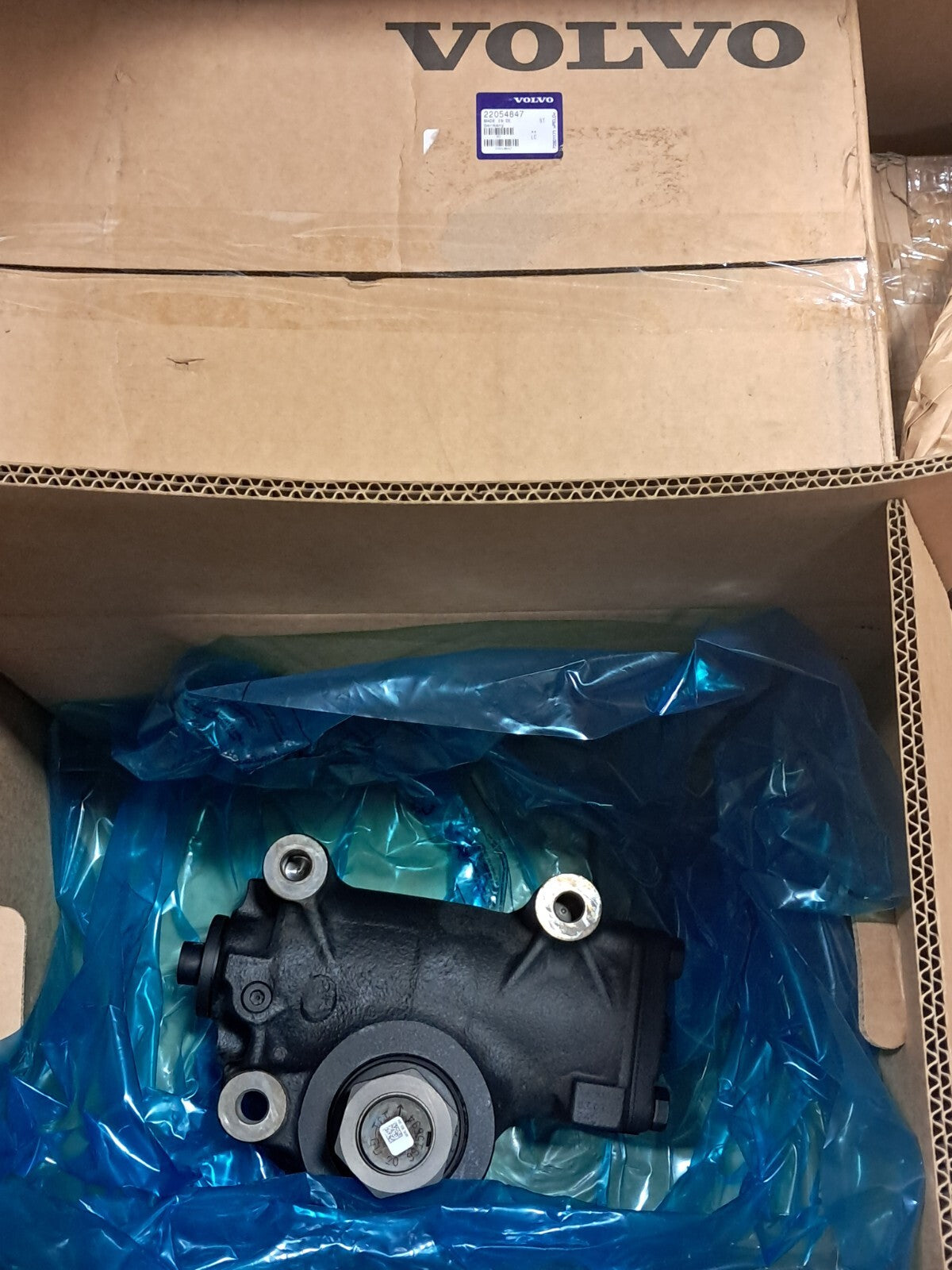 Hydraulic power steering gear, genuine Volvo 22054847