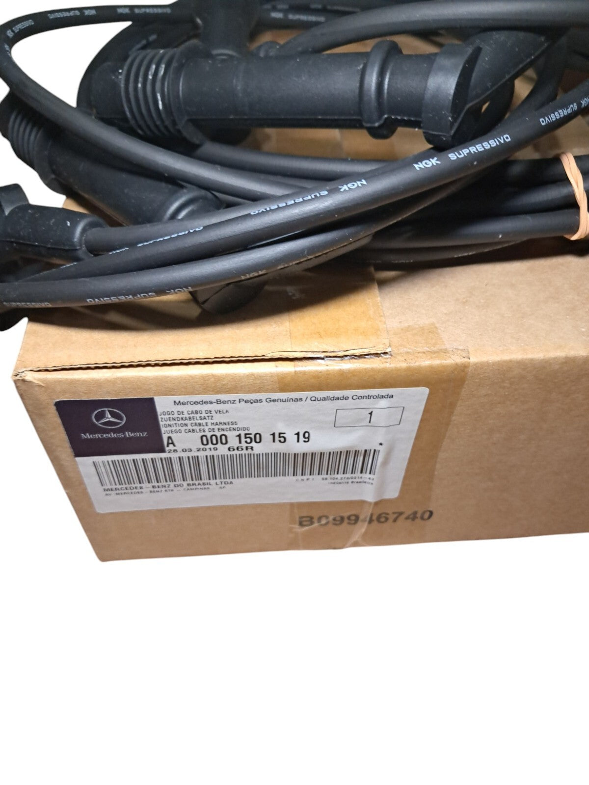 Ignition cable harness,  MERCEDES-BENZ A0001501519