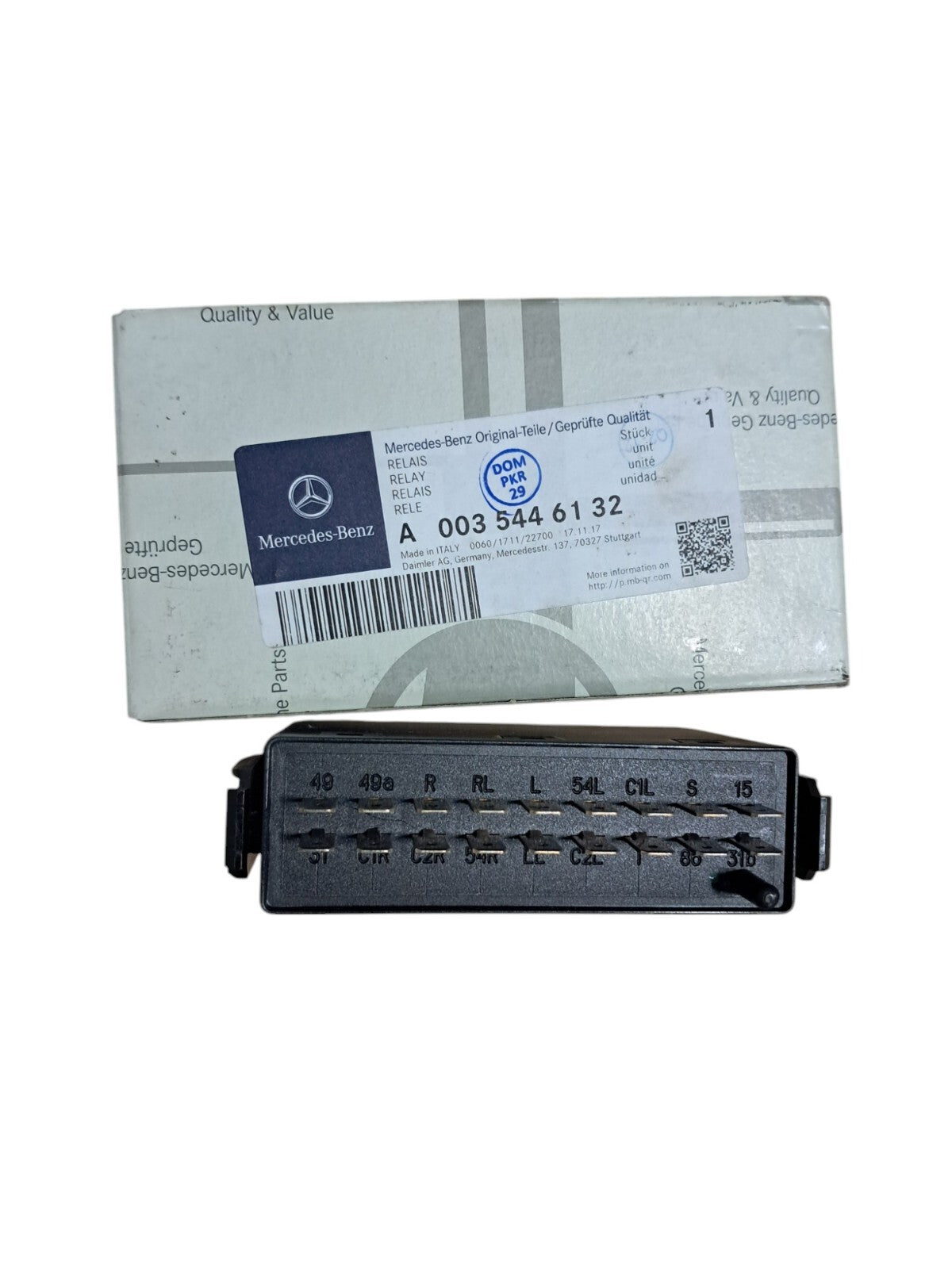 Relay, flasher, MERCEDES-BENZ A0035446132