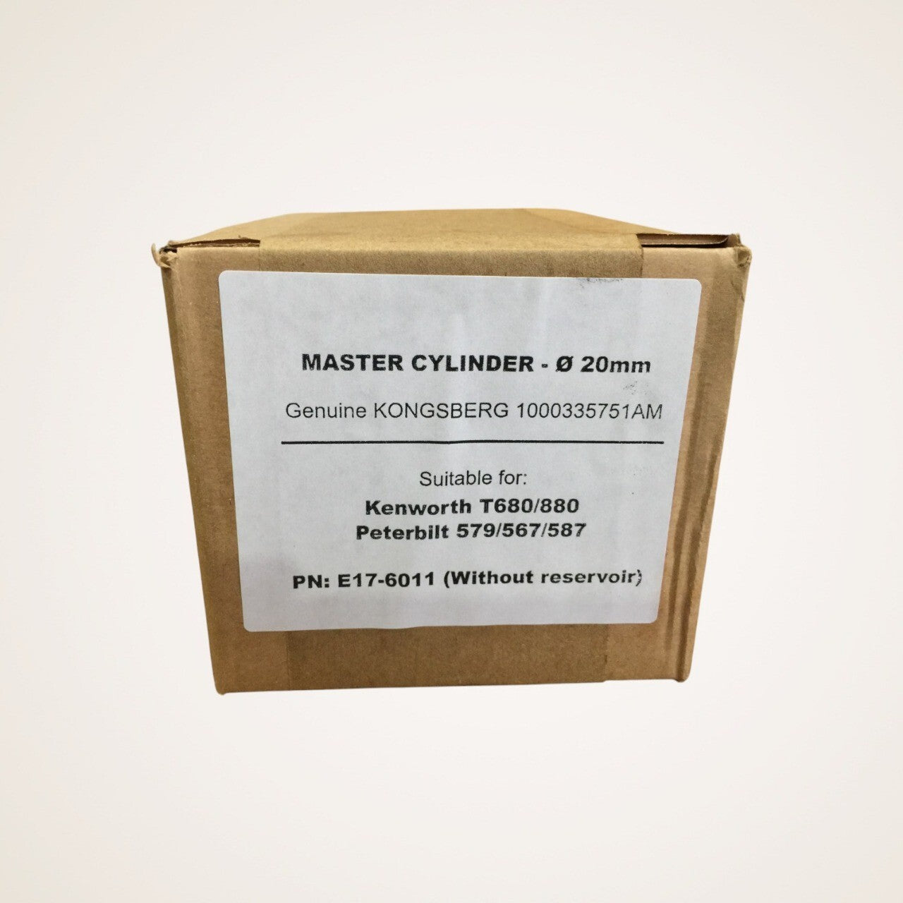 Cylinder-Master PACCAR kongsberg 1000335751AM - E17-6011 (without reservoir)